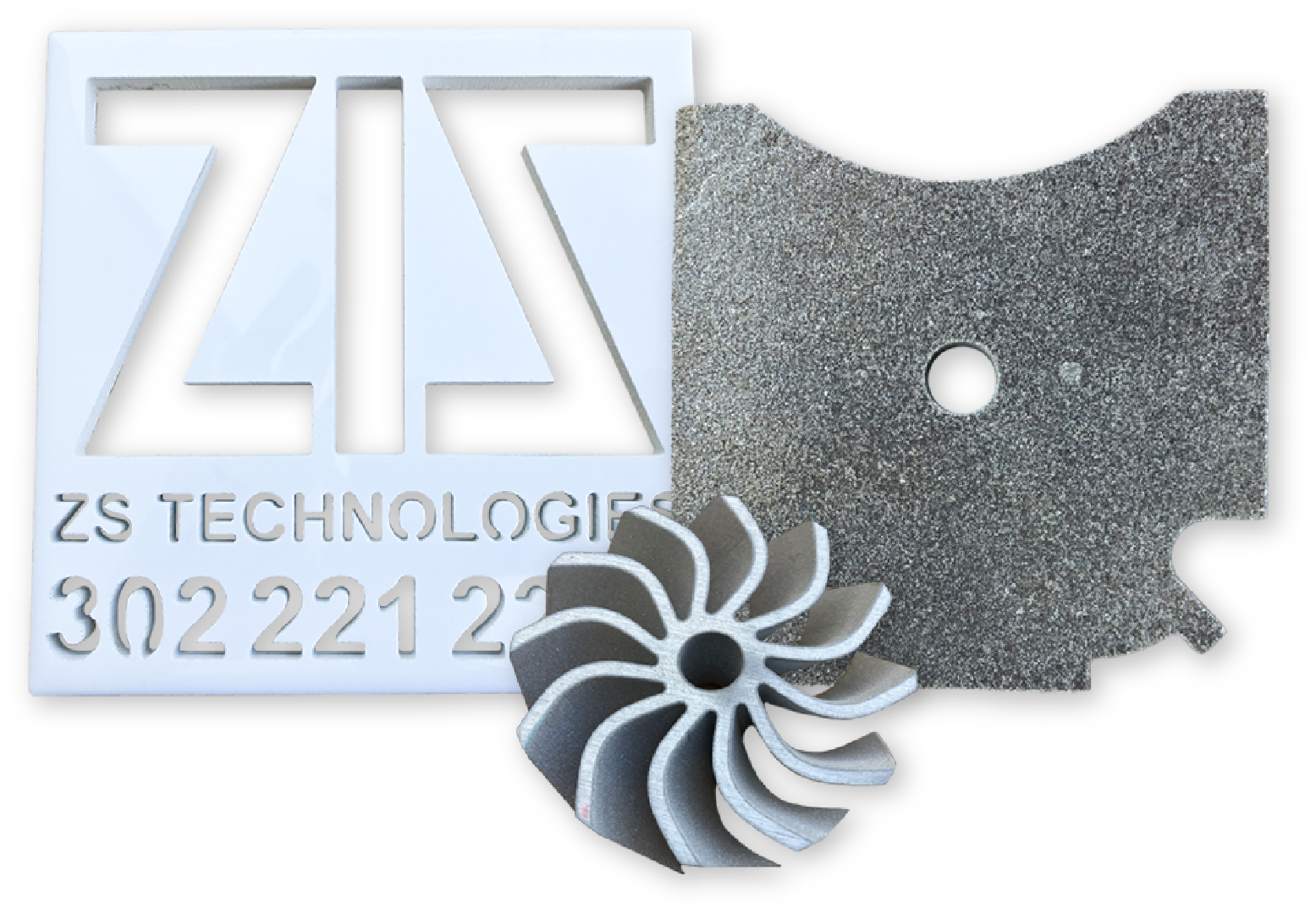 Cluster of components cut by a waterjet_1